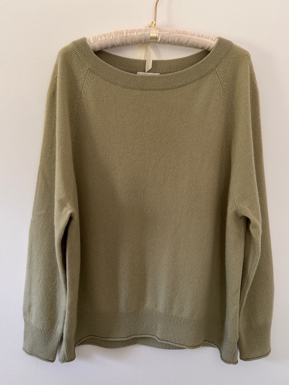 Naked Cashmere azalea boatneck sweater in Matcha